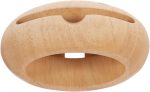 Wooden phone stand with sound amplification