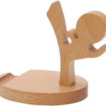 Wooden phone stand