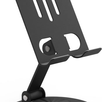 Metal desktop phone stand