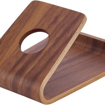 Walnut phone stand