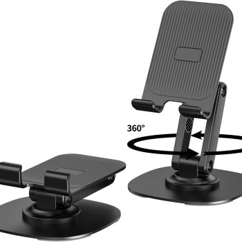360° rotating desktop phone holder