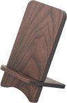 Solid wood phone stand