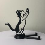 Cute cat phone holder